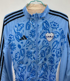 2025/26 Boca Juniors blue beige reversible   Windbreaker