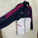 25-26 Arsenal black white pink Windbreaker