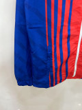 2017/18 Barcelona  blue red retro windbreaker