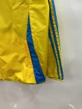 2025-26 Real Madrid blue and yellow  Reversible windbreaker