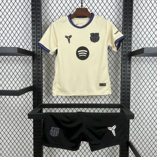 Barcelona 2025/26 away beige  Kids Kit