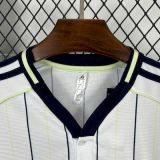 Real Madrid 2025/26 White baseball  Jersey