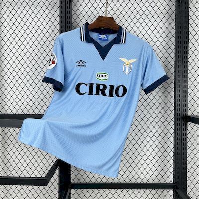 Lazio 1996-97 home Retro soccer jerseys