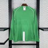 Manchester United 2007/08 long sleeve Green goalkeeper soccer jerseys