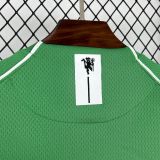 Manchester United 2007/08 long sleeve Green goalkeeper soccer jerseys