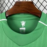 Manchester United 2007/08 long sleeve Green goalkeeper soccer jerseys
