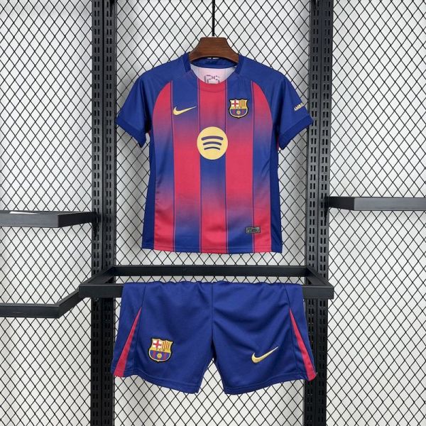 Barcelona 2025/26 home   Kids Kit