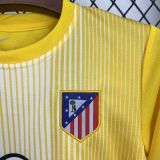Atlético de Madrid 2025/26 Yellow  goalkeeper Kids Kit