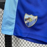 Malaga 2025/26 home kids soccer jerseys