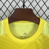 Real Madrid 2025/26 Yellow  goalkeeper Kids Kit