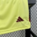 Real Madrid 2025/26 Yellow  goalkeeper Kids Kit