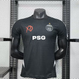PSG Paris 2025/26 Black Special Player Version soccer jersey size S-2XL