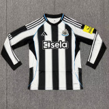 2025-26 Newcastle United home Long Sleeve  soccer jersey