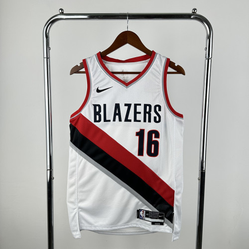 Portland Trail Blazers White  No. 16 YANG