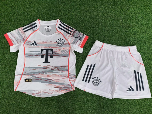 Bayern München 2025/26 away Player Version  kid kit