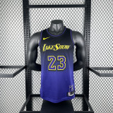 25th season Lakers City Edition No. 23 James