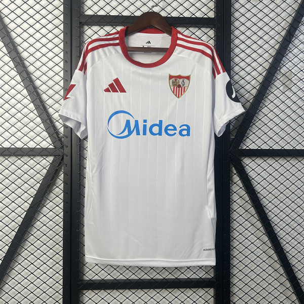 2025-26 Sevilla home white jersey
