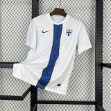 2025 Finland home soccer jersey size S-2XL
