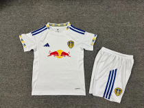 Leeds United 2025/26  home kids jersey