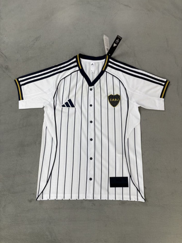 Boca Junior 2025/26 White baseball  Jersey