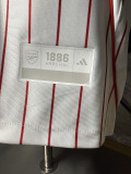 Arsenal  2025/26 White player version baseball  Jersey