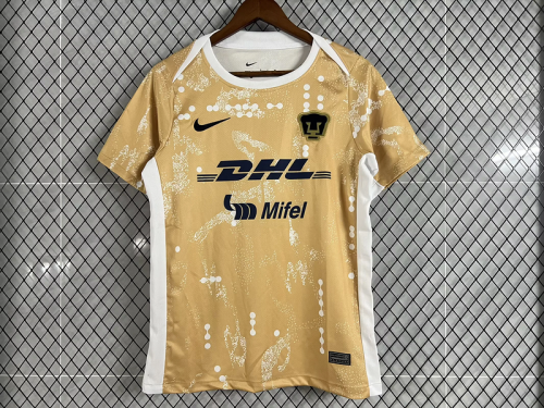 Pumas UNAM 2025/26 Yellow training jersey