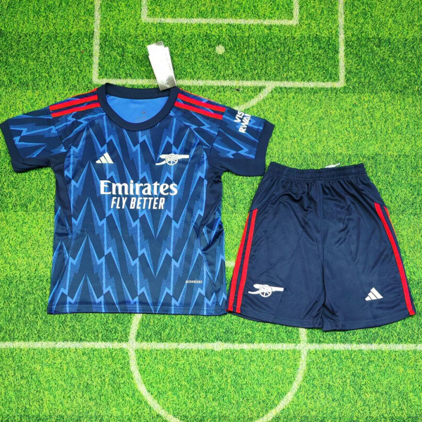 Arsenal 2025/26 Away Kids Soccer Jersey