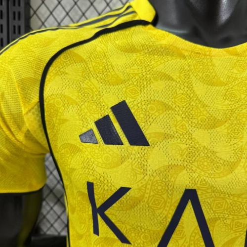 Saudi Al Nassr 2025/26 Ronaldo Home player version size S-2XL