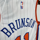 25th season Knicks City Edition No. 11 Brunson NBA Jersey