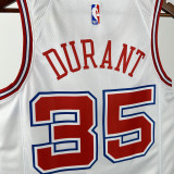 23rd season Rockets white No. 35 Durant NBA Jersey