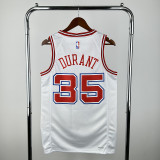 23rd season Rockets white No. 35 Durant NBA Jersey