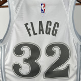 25th season Mavericks City Edition No. 32 Flagg NBA Jersey