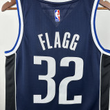 Mavericks Flying Man No. 32 Flagg NBA Jersey