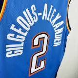 23rd season Thunder Blue No. 2 Alexander NBA Jersey