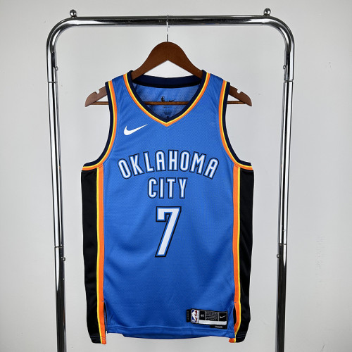 2023 season, the Thunder team Holmgren NBA Jersey