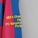 Barcelona 2005-06 UEFA Champions League home  long sleeve Retro soccer jerseys