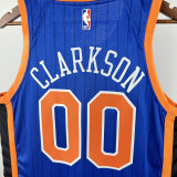 24 seasons Knicks City Edition Clarkson NBA Jersey