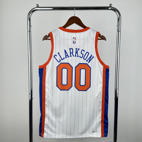 25 seasons Knicks City Edition Clarkson NBA Jersey