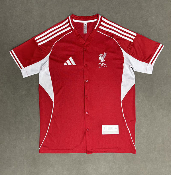 Liverpool  2025/26 red baseball  Jersey