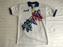 Retro Italy 1994 white training soccer jerseys