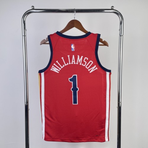 24th season Pelicans Flyers Limited No. 1 Williams NBA Jersey