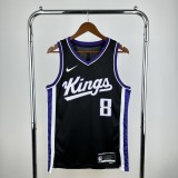 24th season Kings away black No. 8 LaVine NBA Jersey