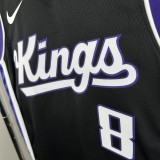 24th season Kings away black No. 8 LaVine NBA Jersey