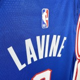25th season Kings City Edition No. 8 LaVine NBA Jersey