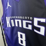 24th season Kings flying man No. 8 LaVine NBA Jersey