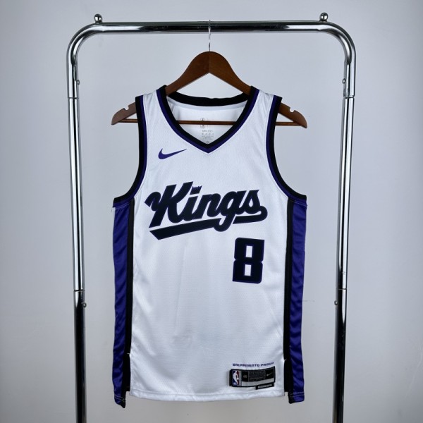 24th season Kings home white No. 8 LaVine NBA Jersey