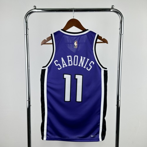 25th season Kings retro No. 11 Sabonis NBA Jersey