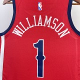 24th season Pelicans Flyers Limited No. 1 Williams NBA Jersey