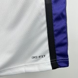 24th season Kings home white No. 11 Sabonis NBA Jersey