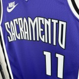 25th season Kings retro No. 11 Sabonis NBA Jersey